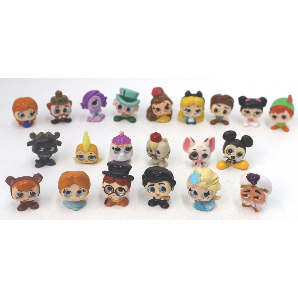 Disney Doorables Mini Figure Lot Unisex OS Multicolor Good 20pc Glitter Eyes